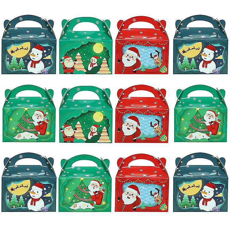 12 Geschenkkartons Aus Papier