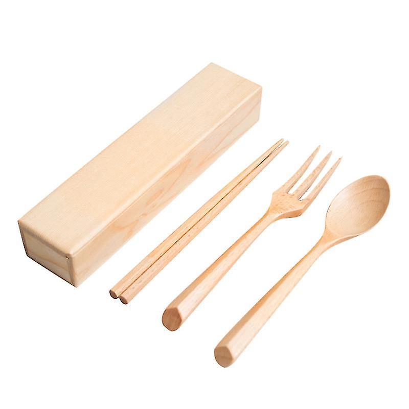 1 Set Japanisches Essstäbchen, Löffel Und Gabel