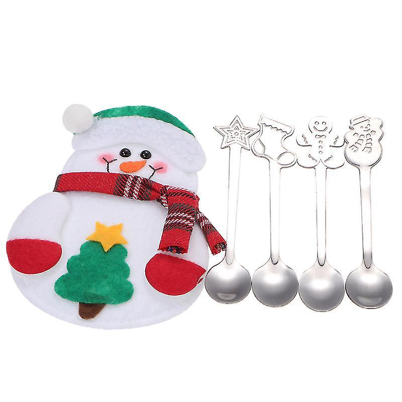 5 Weihnachtskaffeelöffel