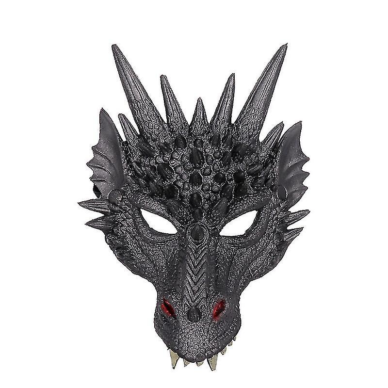 1 Stück Kreative Halloween-drachenmaske Für Halloween-dekorationen