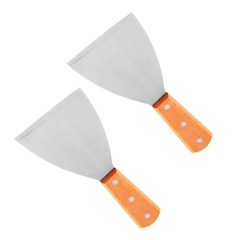 2 Stück Edelstahl-pfannenwender