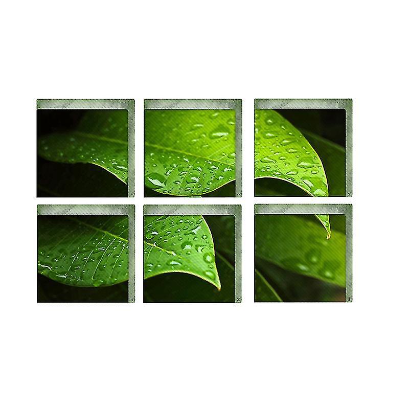 6 Blatt 3d-badezimmerpapier