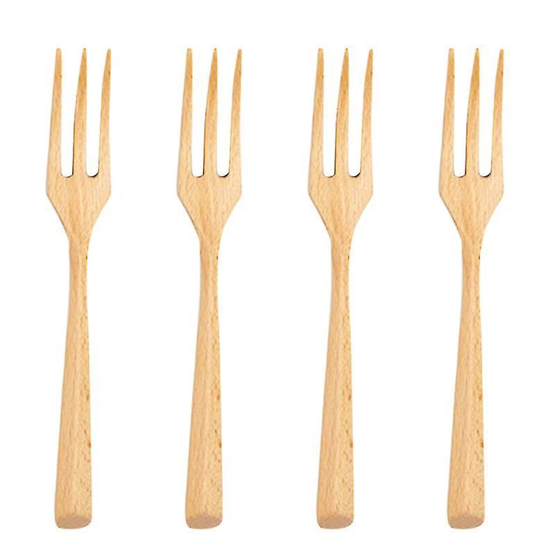 4 Stück Buchengabel