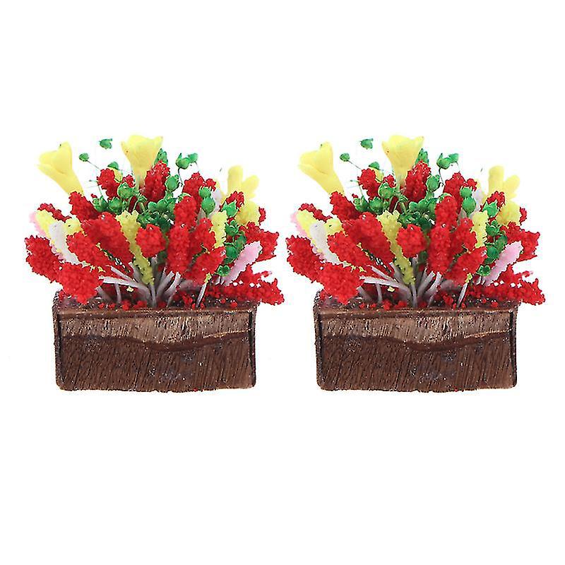 2 Stück Mini-blumen