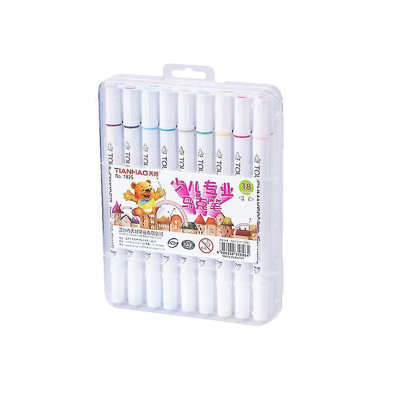 18-teiliges Set Markerstifte