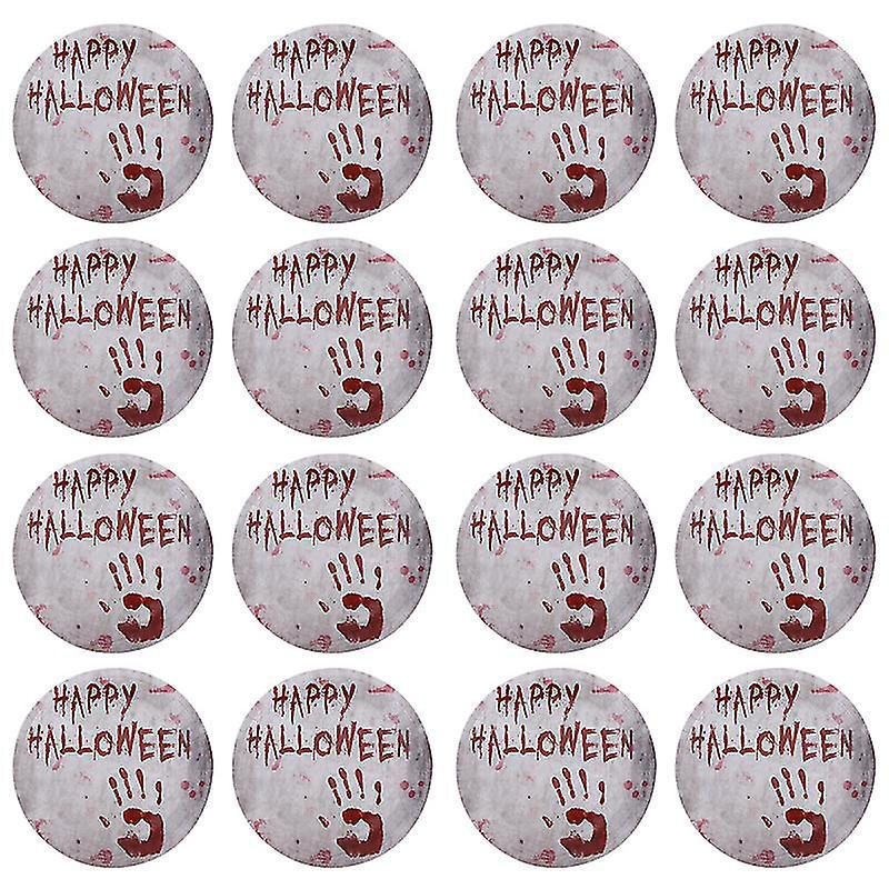 24 Einwegteller Für Halloween-dekorationen