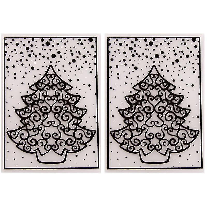 2 Prägeschablonen Für Papier-scrapbooking
