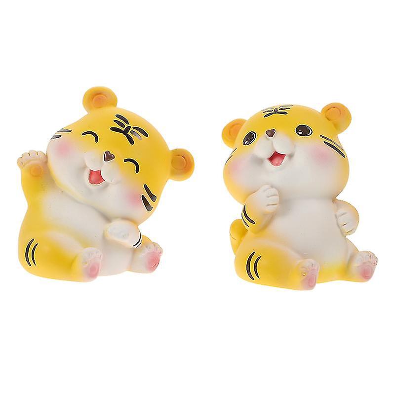 2-teiliges Set Mit Hübscher Tigerdekoration