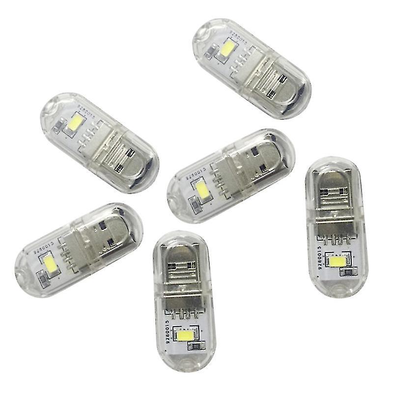 6 Stück Mini-usb-leuchten