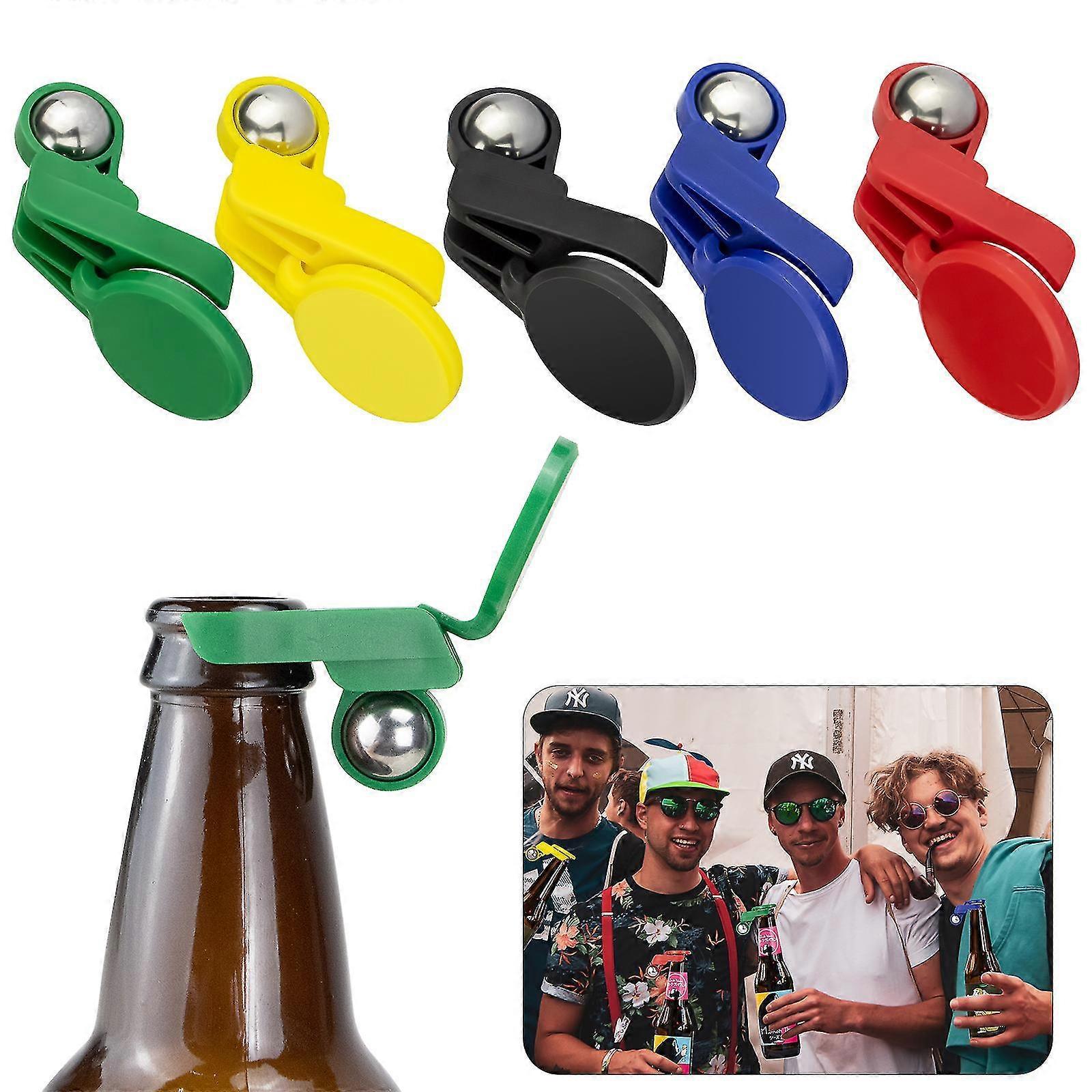 5-10 Stück Automatische Flaschenverschlüsse Für Softdrinks, Wein Und Bier (neu)-5pcs