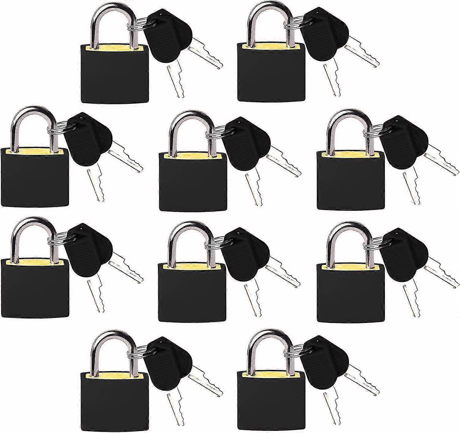Vorhängeschlösser (10er-pack) – Großpackung – Kleine Schlösser Mit Schlüsseln – Ideal Für Zuhause, Schule Und Gepäck