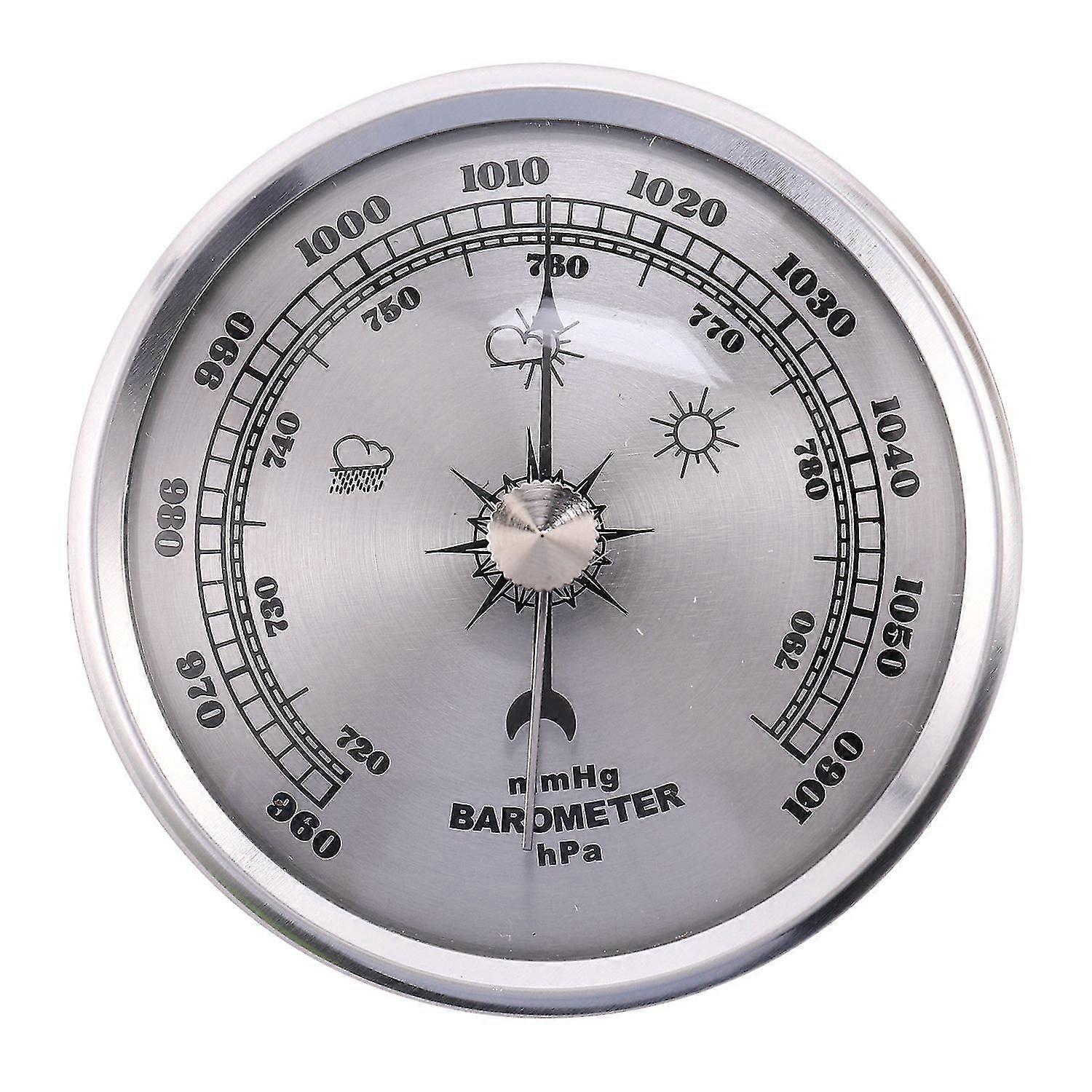 Druckmessgerät, Metall-wandbarometer, Atmosphärisches Multifunktionsthermometer, Hygrometer, Tragbar