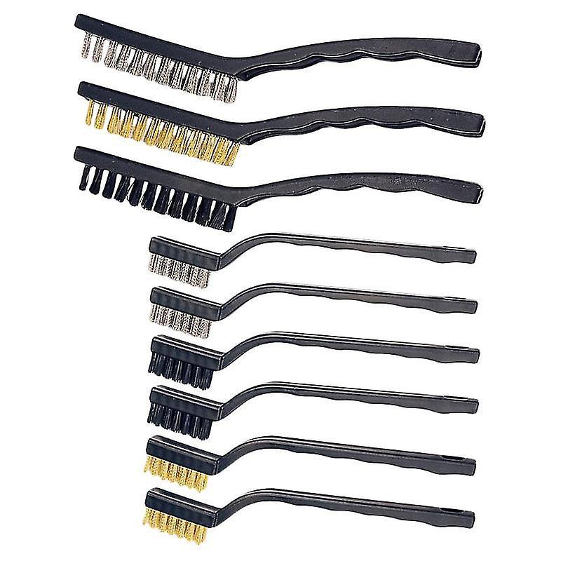 9-teiliges Set Drahtbürsten