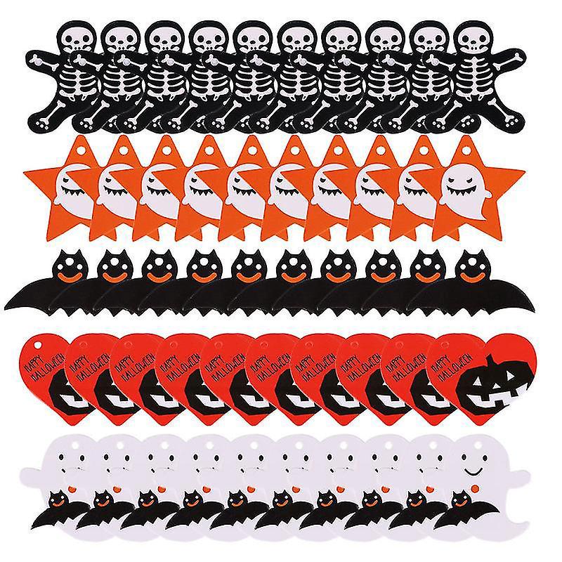50 Halloween-etiketten Für Halloween-dekorationen