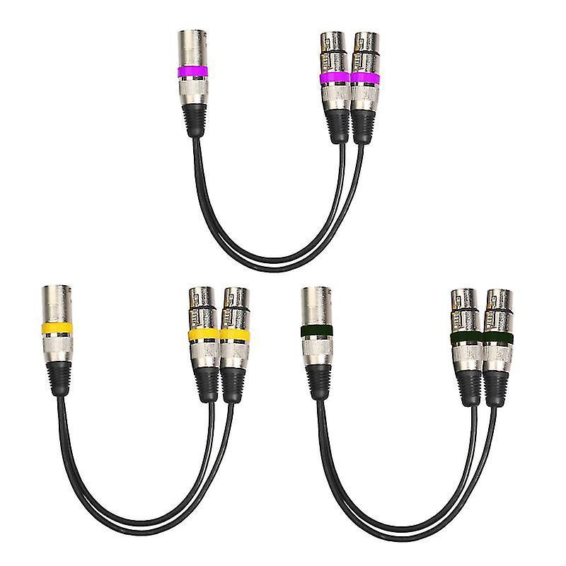 3-teiliges Mikrofonkabel (xlr-stecker Auf Zwei Xlr-buchsen)