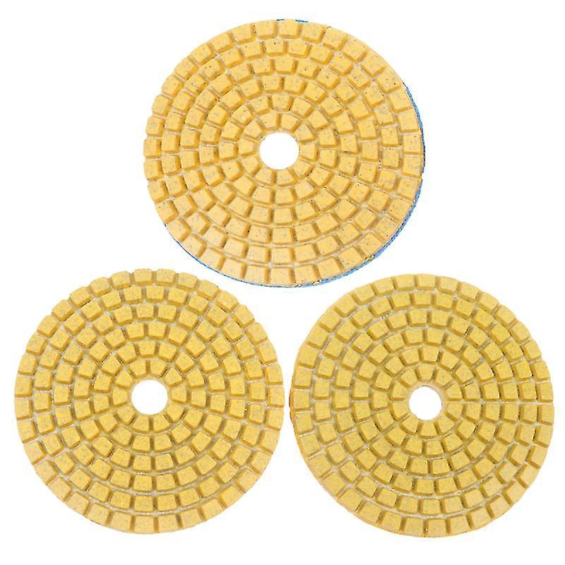 3-teiliges Set Nass-diamantpolierscheiben
