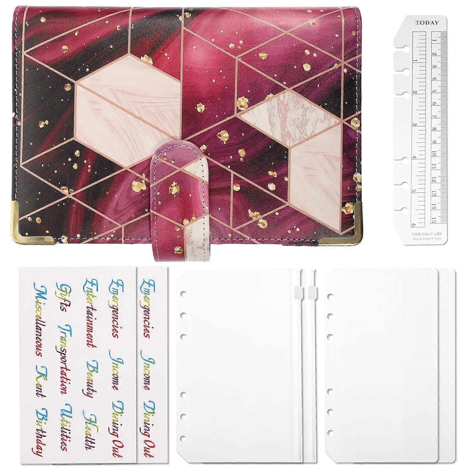 1 Set Herausnehmbarer Budget-organizer-karten, Geldspar-ordner-organizer-19x13x4.5cm