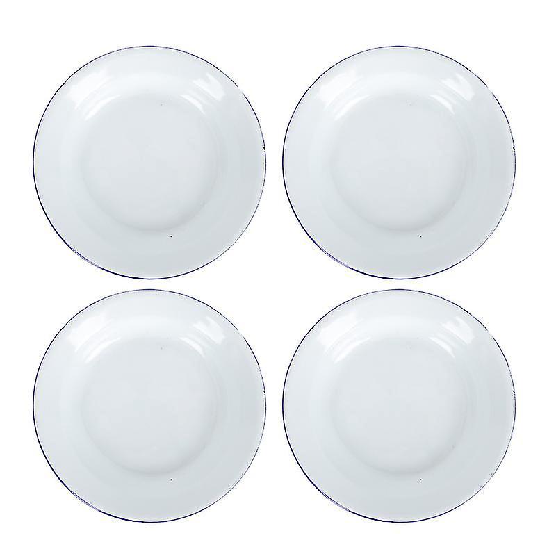 4-teiliges Emaille-teller-set