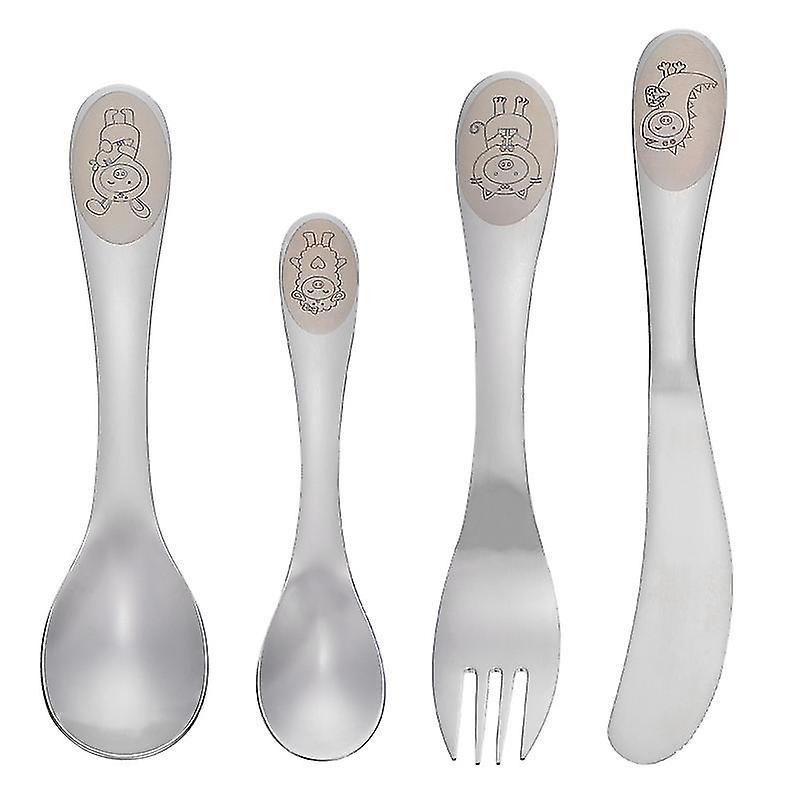1 Set Kinderlöffel Und -gabel