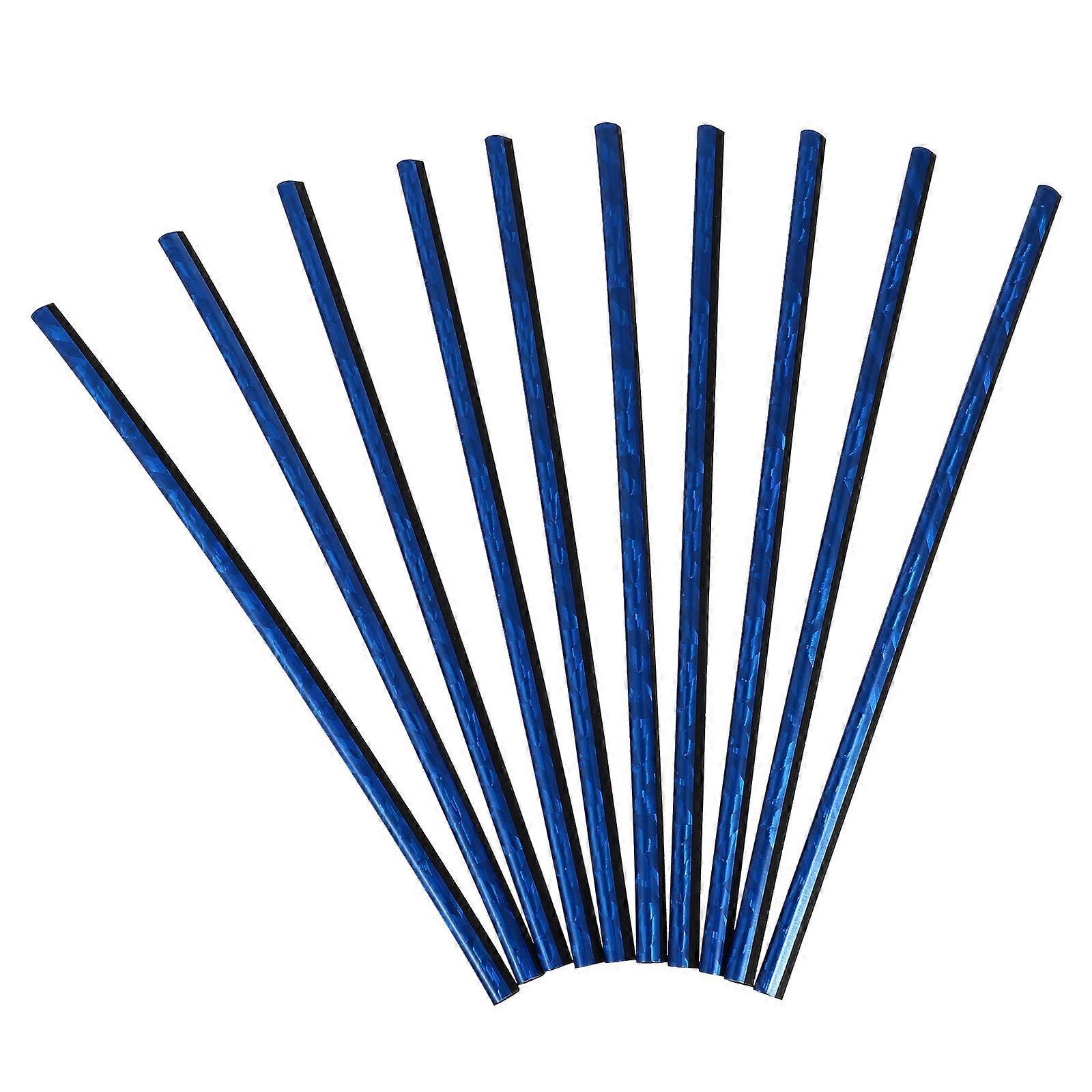 10 Stück Lüftungsauslass-zierleisten In U-form, Dekorative Zierleisten Zum Selbermachen-19.5x0.6cm-blue