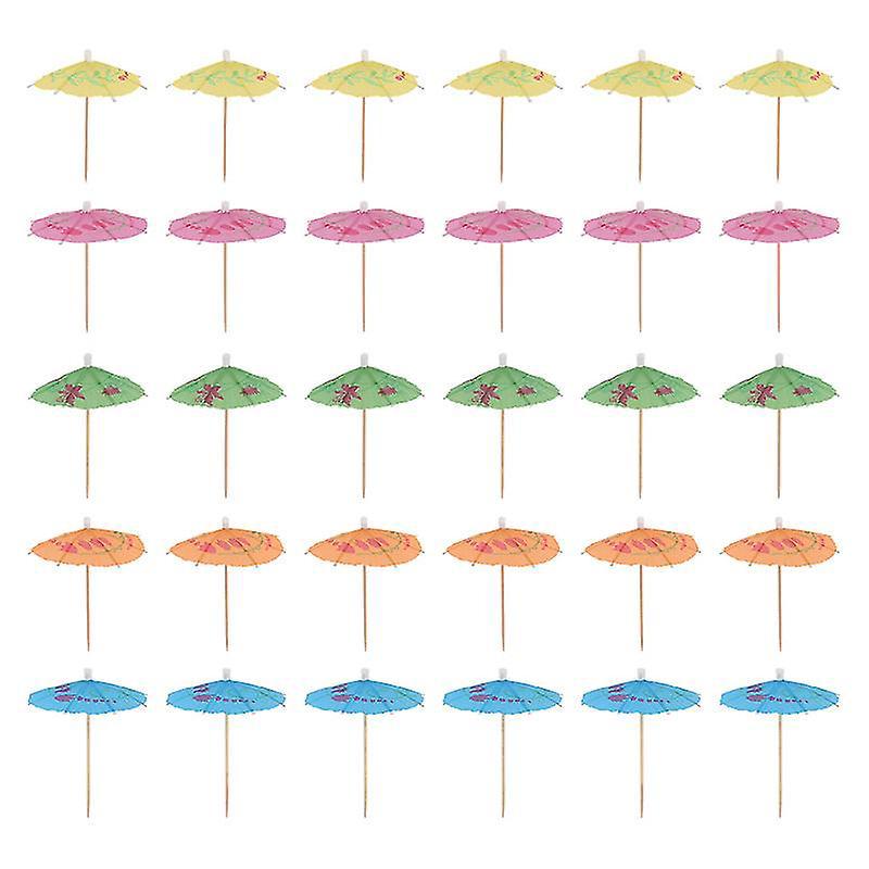 100 Stück Mini-regenschirme