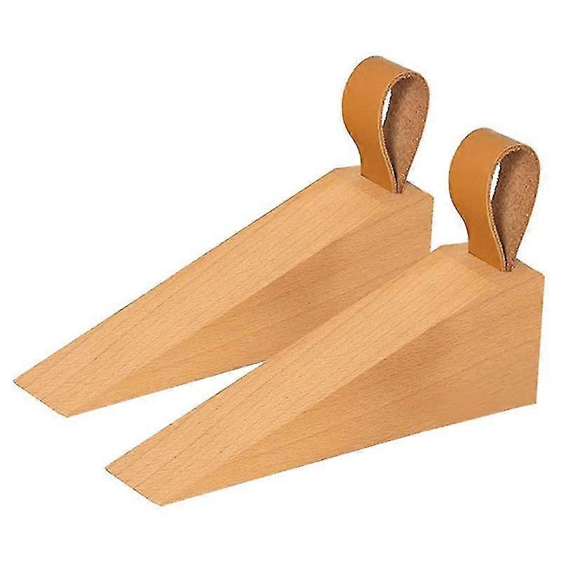 Türstopper Aus Holz, Rutschfeste Türkeile Aus Massivholz, Robuster Und Langlebiger Türstopper, Sicherheit