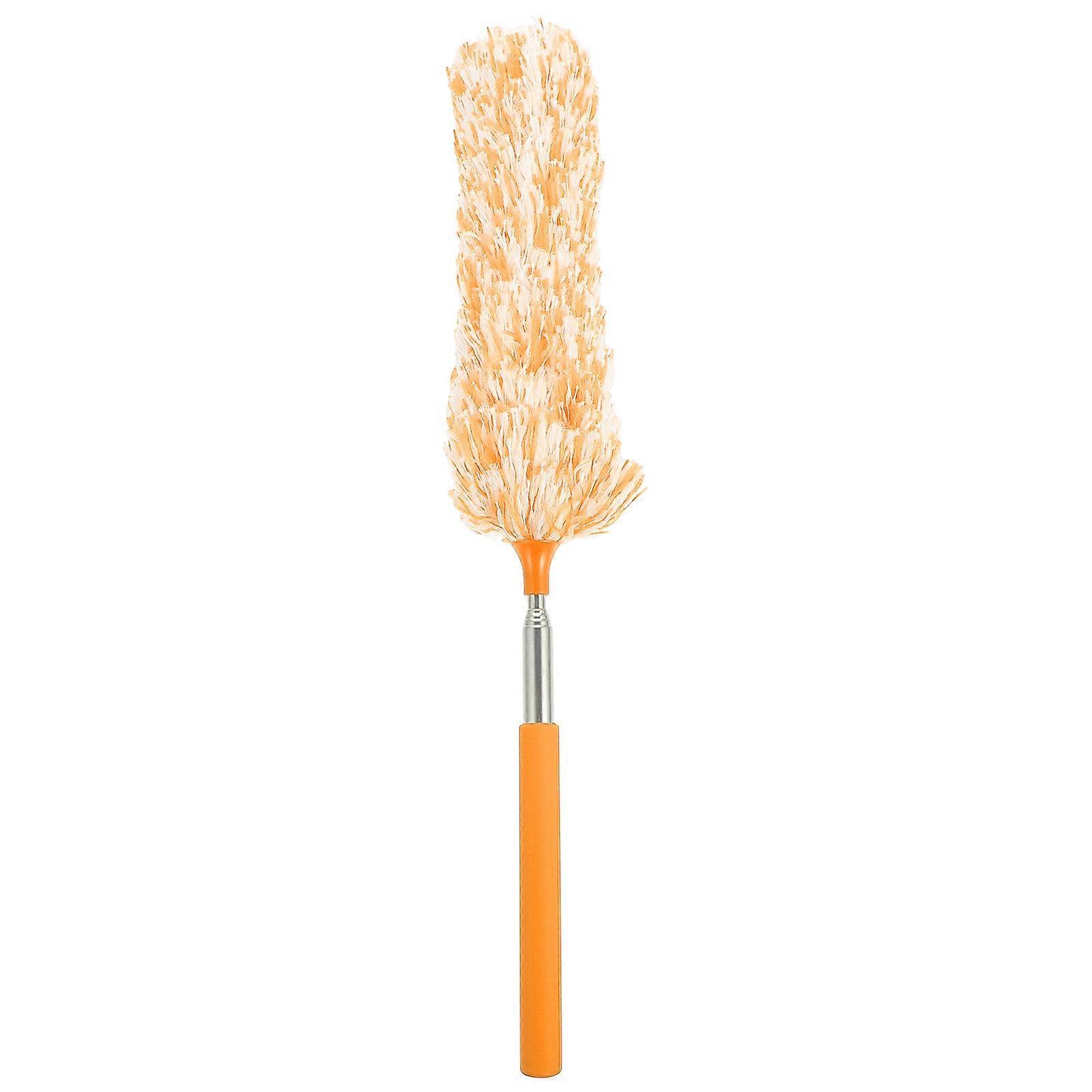 Praktischer Staubwedel, Staubwischer Für Zuhause, Ausziehbarer Staubwedel-32x7.5cm-orange