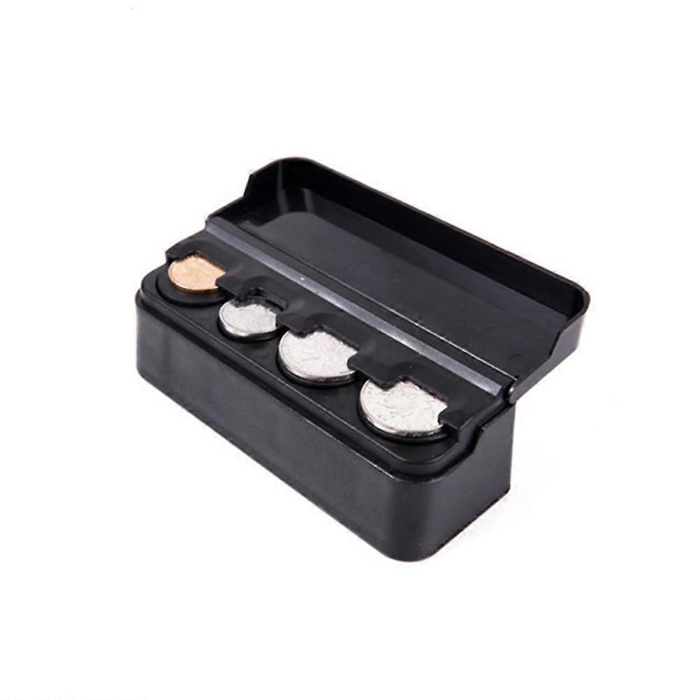Auto-münzbox, Aufbewahrungsbox Für Kleingeld, Auto-münzbehälter, Spardose (schwarz)-black