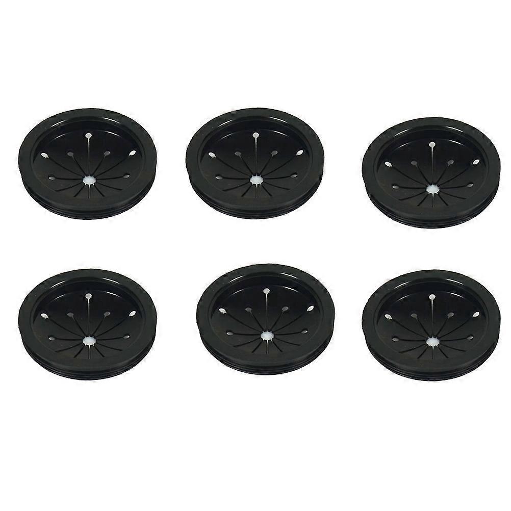 6-teiliges Set Mit Schutzgittern Für Küchenabfallzerkleinerer, Spülbecken-schwallblechen, Ersatzteilen Für Abfall- Und Lebensmittelzerkleinerer (schwarz)-6pcs-black