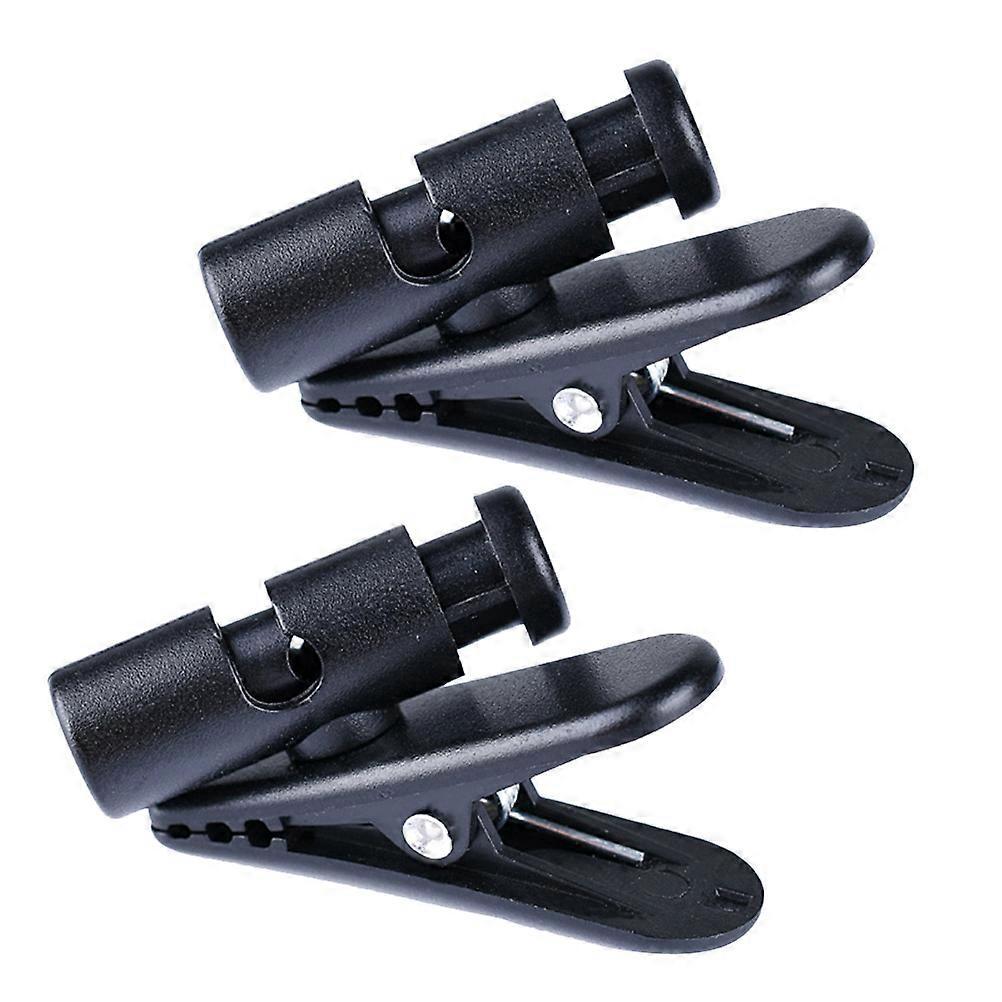 Stück 360 Grad Drehbare Kopfhörer-ohrhörer-kabelclips, Kragen- Und Revershalter (schwarz)-black