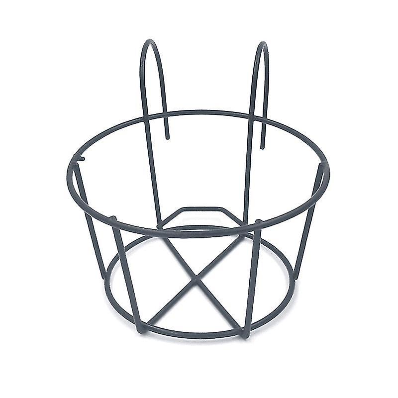 1 Stück Metall-blumentopfhalterung Für Den Innen- Und Außenbereich, Schwarz