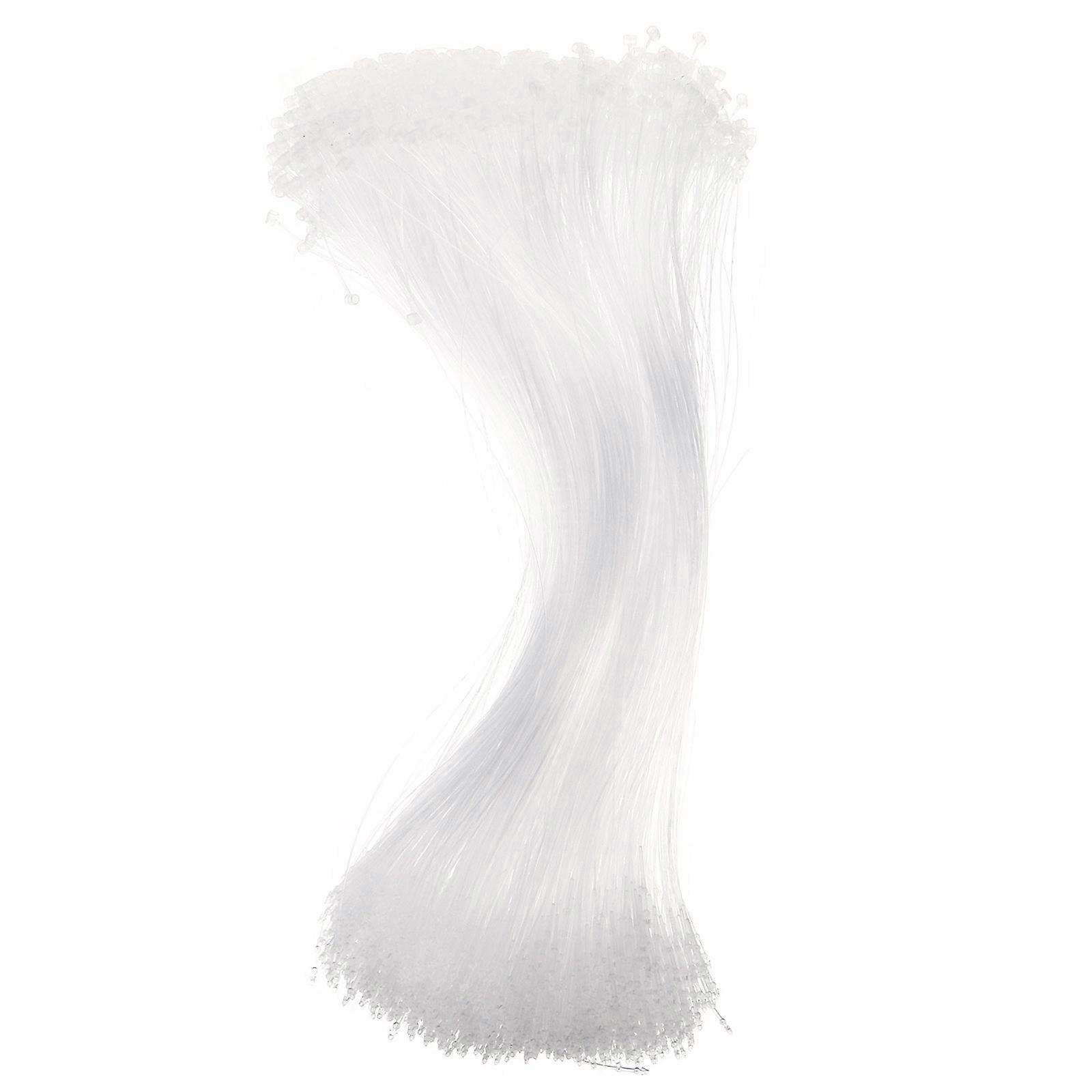 1000 Stück Kunststoff-befestigungselemente, Hängeetiketten, Druckknopfverschlüsse, Sicherheitsschlaufen Für Kleidung-30x0.5cm-transparent