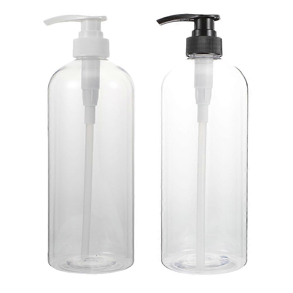 Stück Durchsichtige Seifenspender Mit Pumpe, Kunststoff-handseifenspender, Seifenpumpenflaschen 1000 Ml-24x8.4x8.4cm