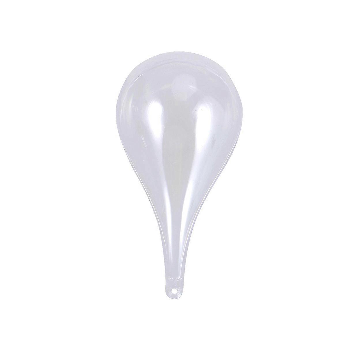 Klare Acryl-badebombenform, Formkugeln, Befüllbare Weihnachtsbaumkugeln, Diy-badebombenformen (tropfenform)