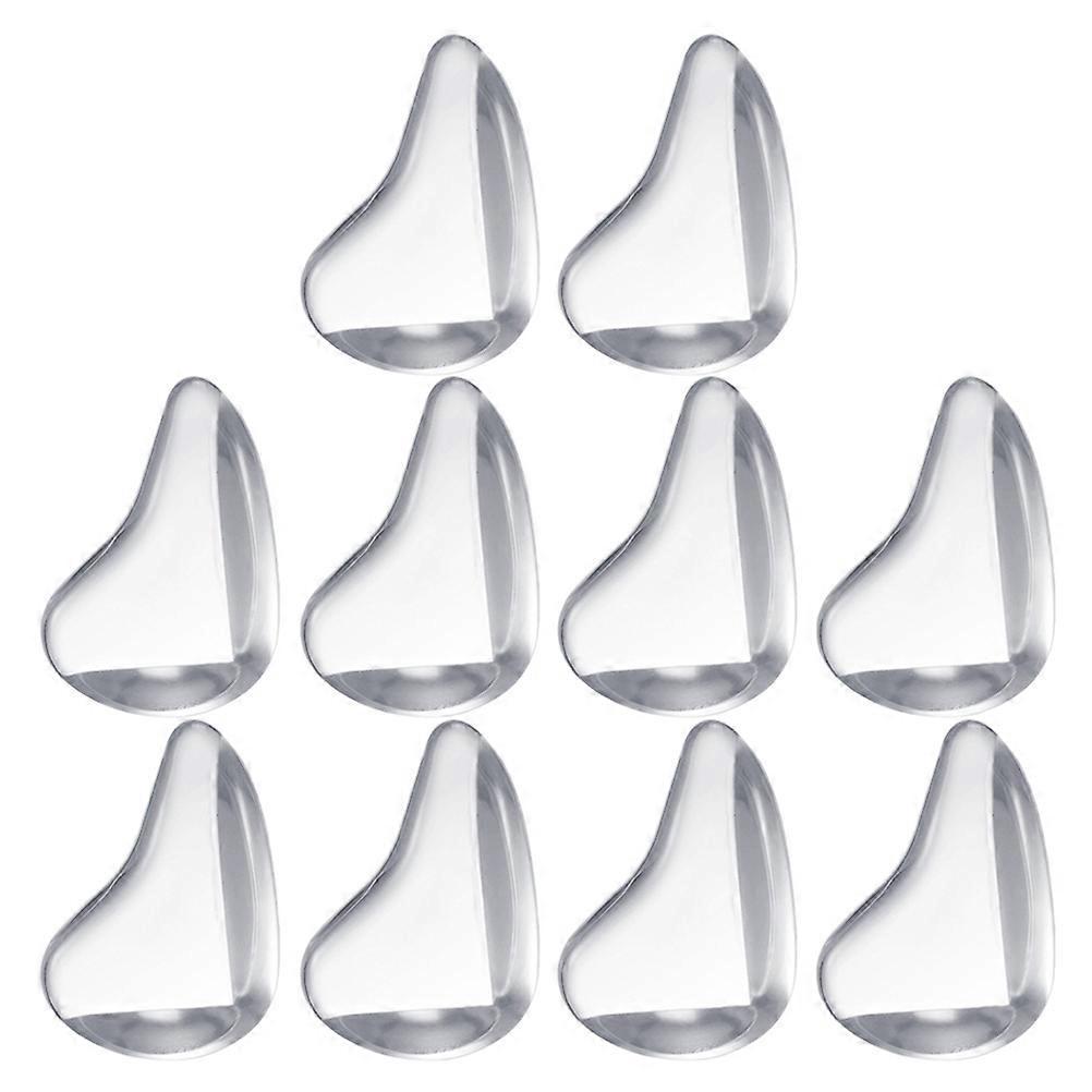 10 Stück Eckenschützer, Babysichere Möbeleckenschützer, Silikoneckenschutz-2.7x1.8cm-transparent