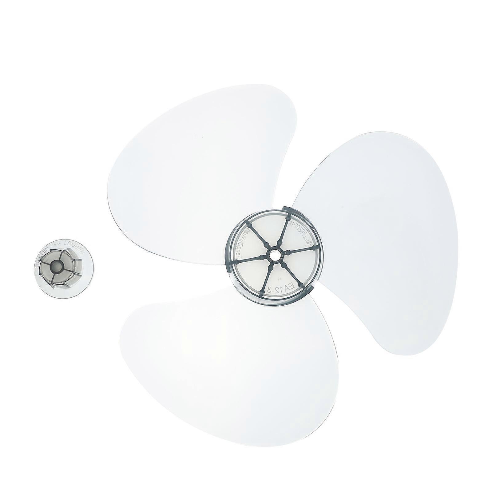 12-zoll-ventilatoren, Tischventilatorflügel Aus Kunststoff, Propellerventilator Aus Kunststoff, Deckenventilatorflügel Aus Kunststoff, Elektrische Ventilatorflügel-27x27x3cm-transparent Grey