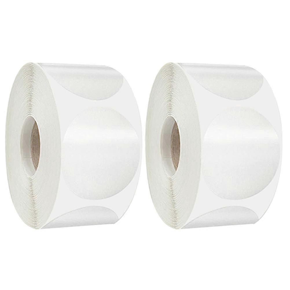 2 Rollen Transparente Briefumschlag-verschlussaufkleber, Selbstklebende Etikettenaufkleber-2.5x2.5x.1cm