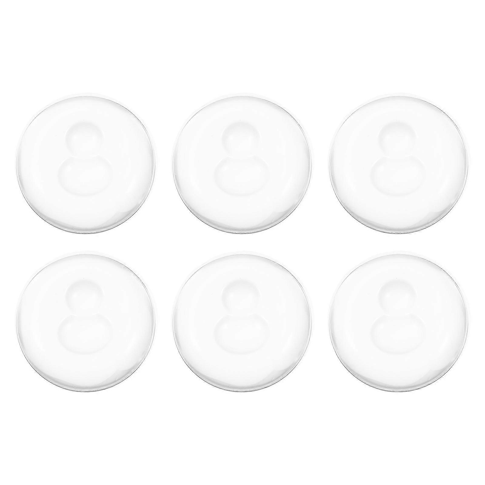 Stück Praktische Türknauf-wandschutzfolien, Selbstklebende Türgriff-wandschutzfolien-5x5cm-transparent
