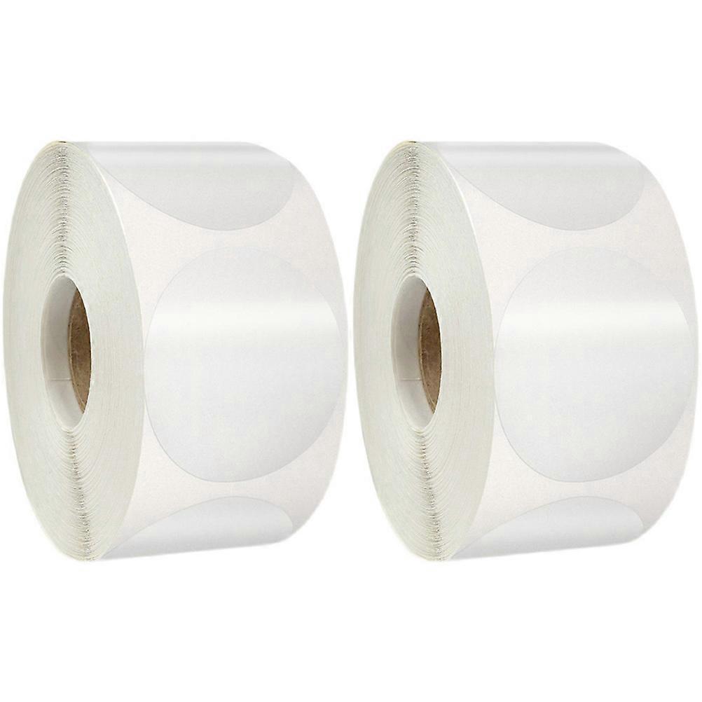 4 Rollen Transparente Aufkleber, 25 Mm, Runde Aufkleber, Laschenverschluss Für Briefumschläge Und Schachteln-6.8x6.8cm