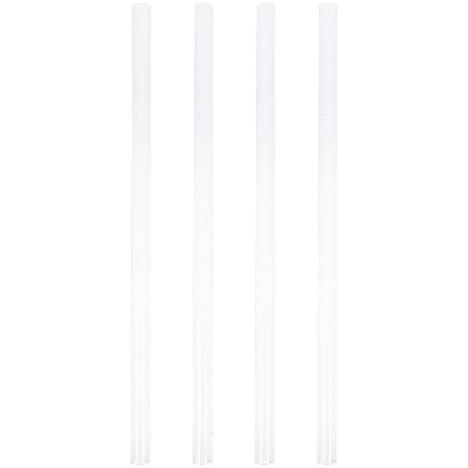Stück Transparente Pvc-rohre, Rohre Für Hartes Wasser, Runde Schläuche, Transparente Rohre-50x2x2cm-transparent
