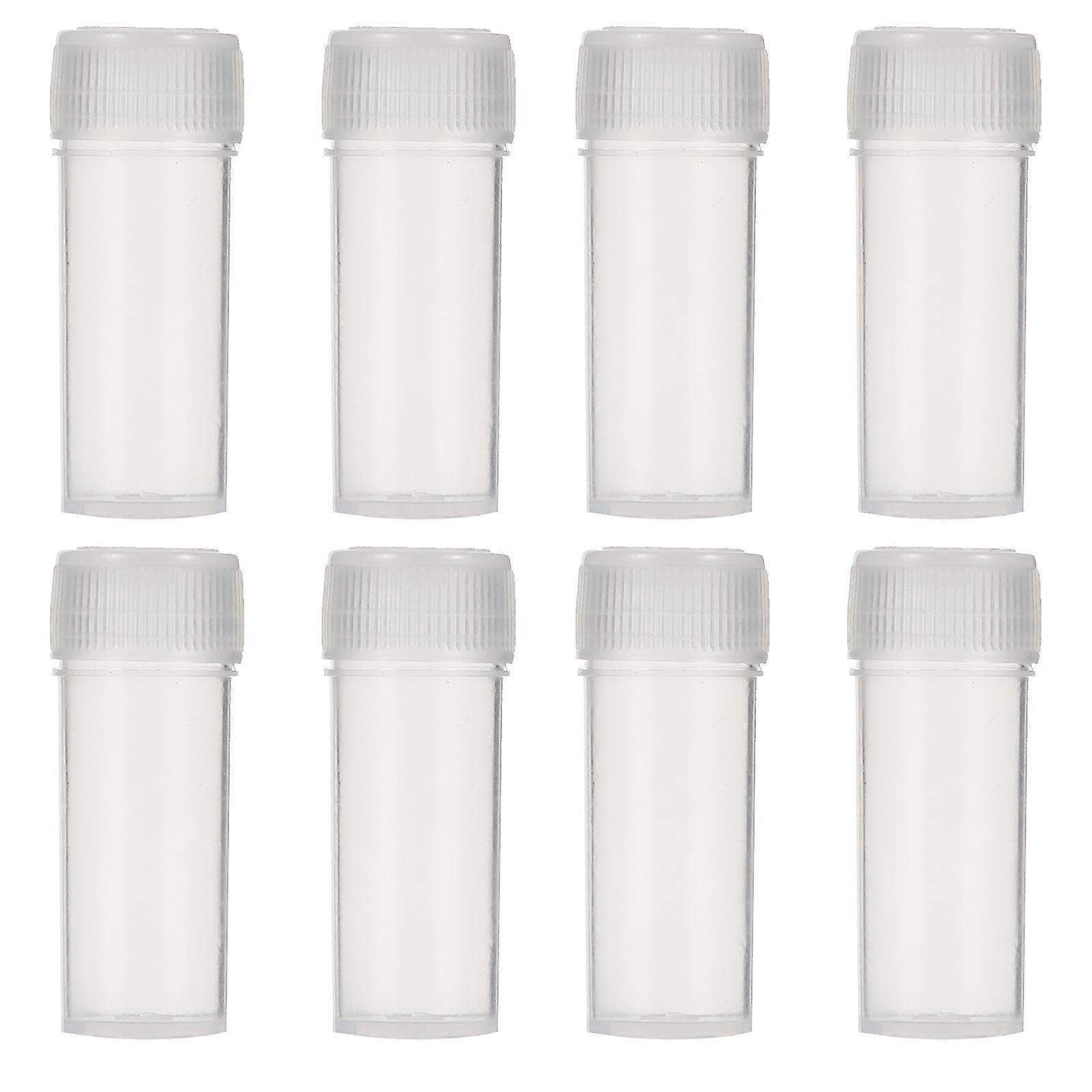 100 Stück 5 Ml Transparente Kunststoffflaschen Für Ätherische Öle, Wiederbefüllbare Flaschen-4.2x1.6cm-transparent