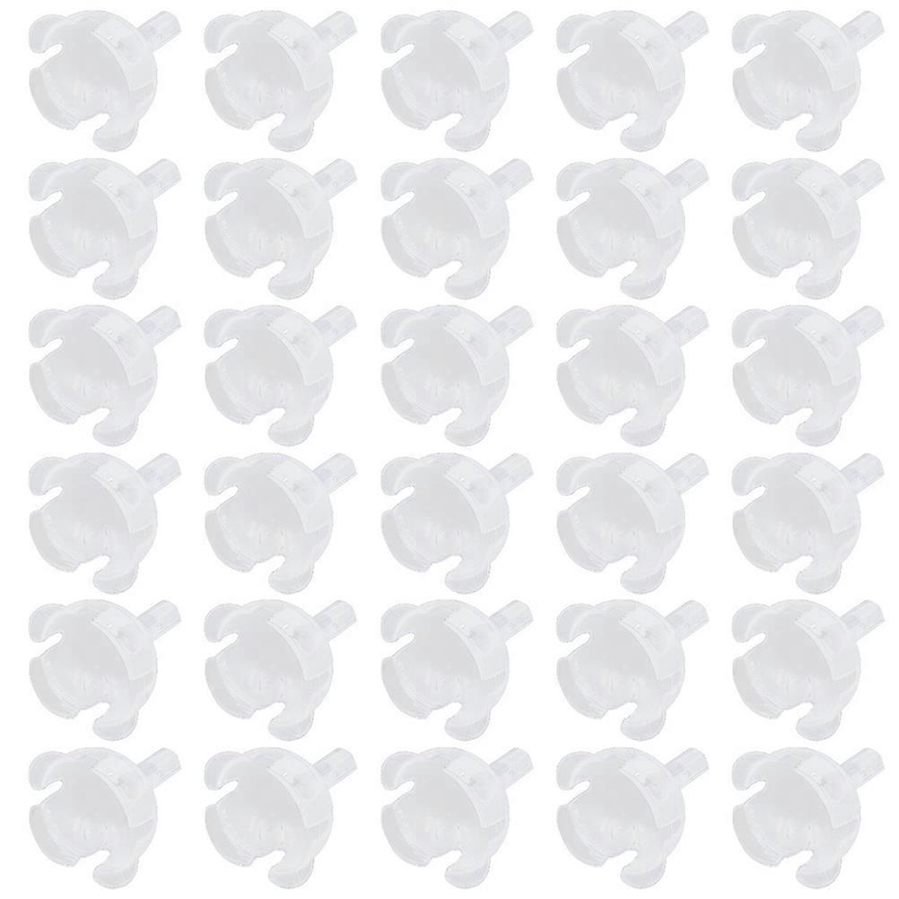 100 Stück Schokoladenverpackungen Mit Blumendekor, Transparente Becher Für Gelee- Und Bonbonverpackungen-3.5x3.5x3cm-transparent