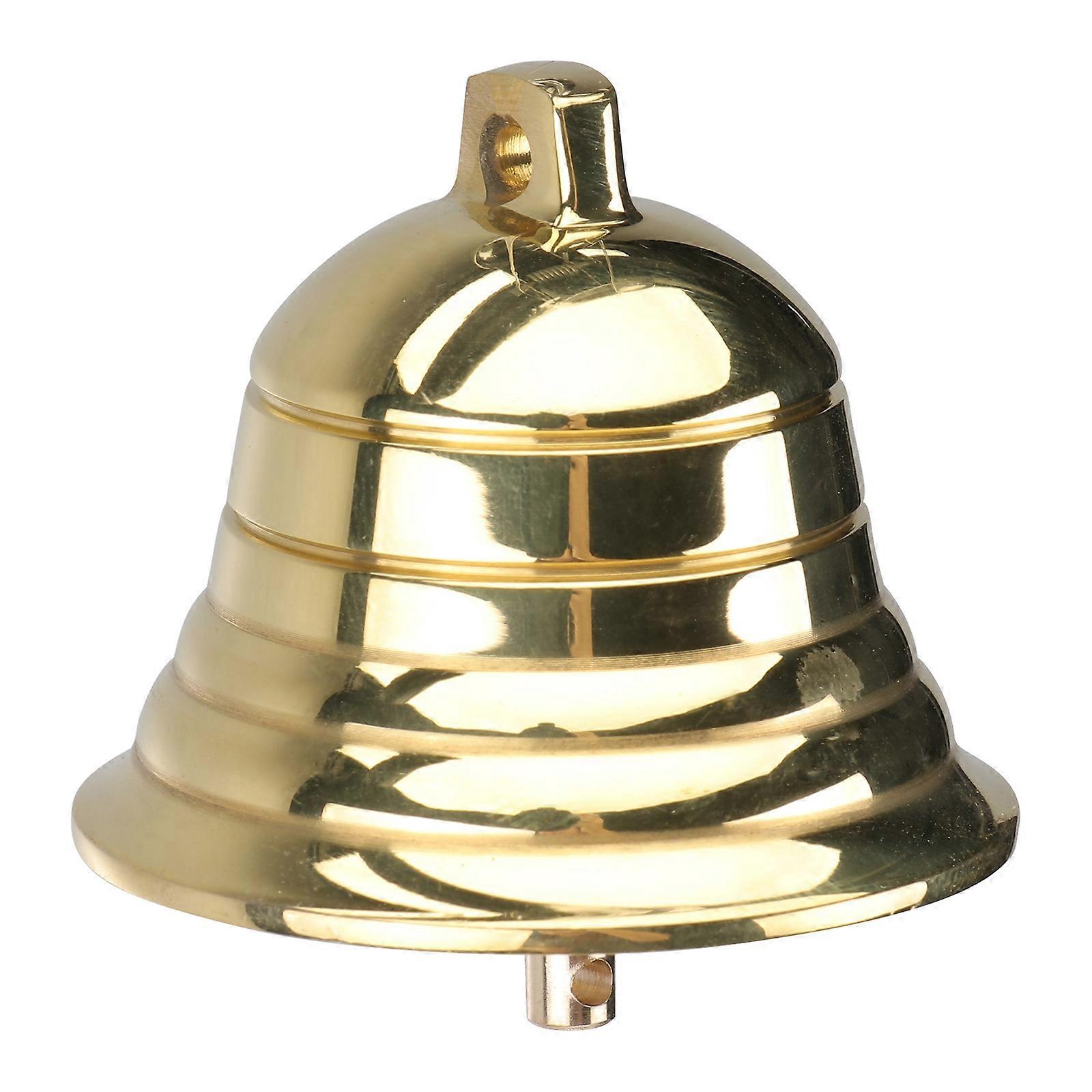 Stück Weihnachtsglocke Aus Messing, Windspiel, Glockenanhänger, Bastelglocke (golden)-5x5x5cm-golden