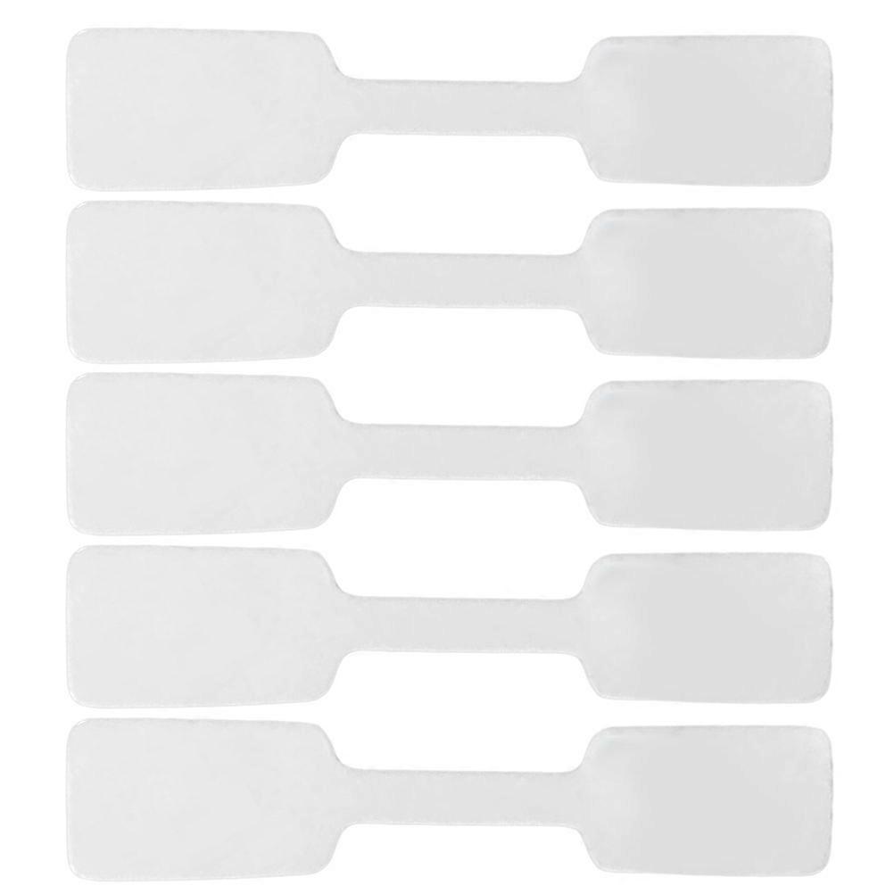 200 Weiße Etiketten Für Halsketten, Ringe, Kleidung, Schmuck (leer)-6x1.2x1.2cm-white