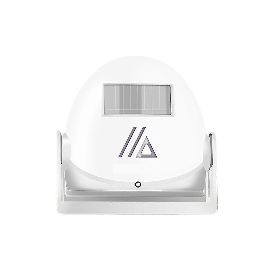 Intelligente Infrarot-türklingel Mit Begrüßungssensor, Elektronisches Türklingelgerät, Moderne Haustürklingel Ohne Batterie (weiß)-8.5x9 Cm-white