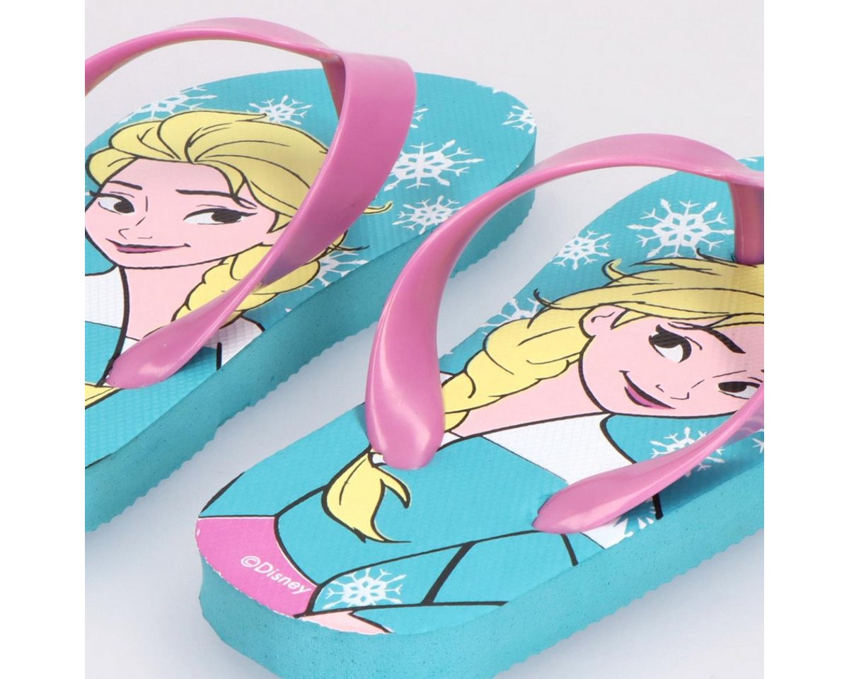 Disney Frozen Kinder leichte Flip Flops für Sommer Urlaub und Schwimmbad Badeschuh (Packung) Bild 2