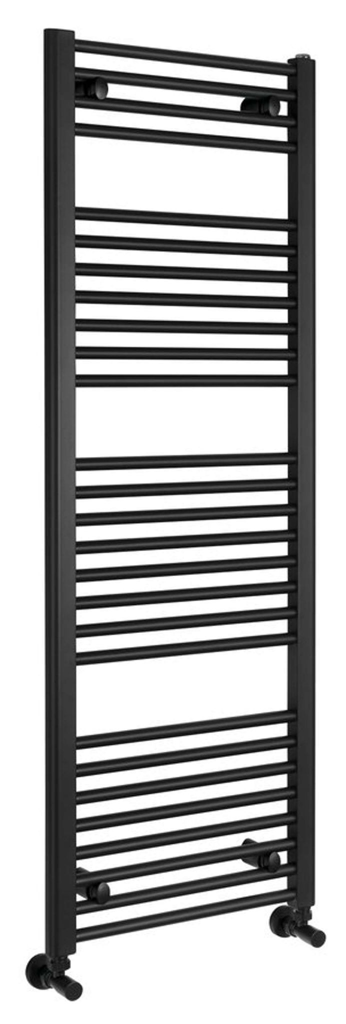 Aqualine Direct - Heizkörper 45x132 Cm, 500 W, Mattschwarz Ilr34b