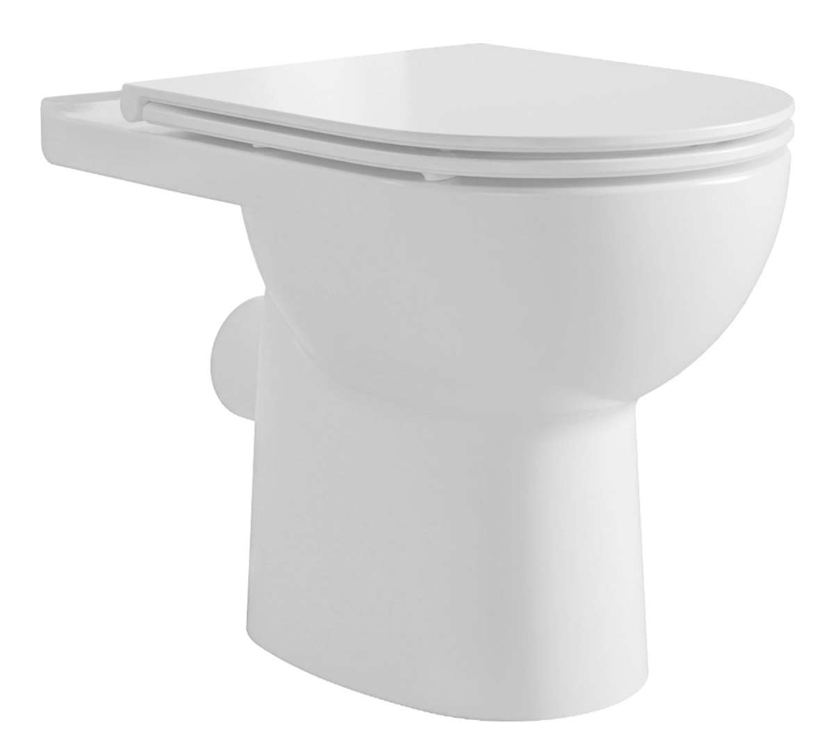 Aqualine Tavon - Wc-kombi, Abgang Hinten, Rimless, Weiß Pb106-111