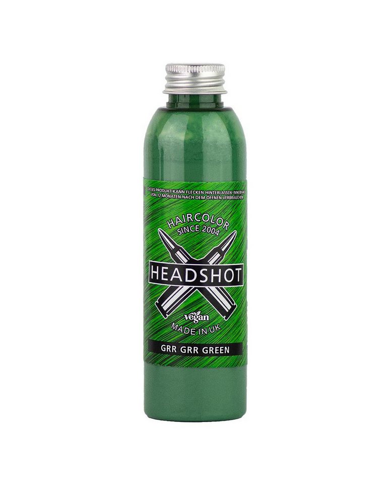 Headshot Hair Dye Haarfarbe Grr Grr Green