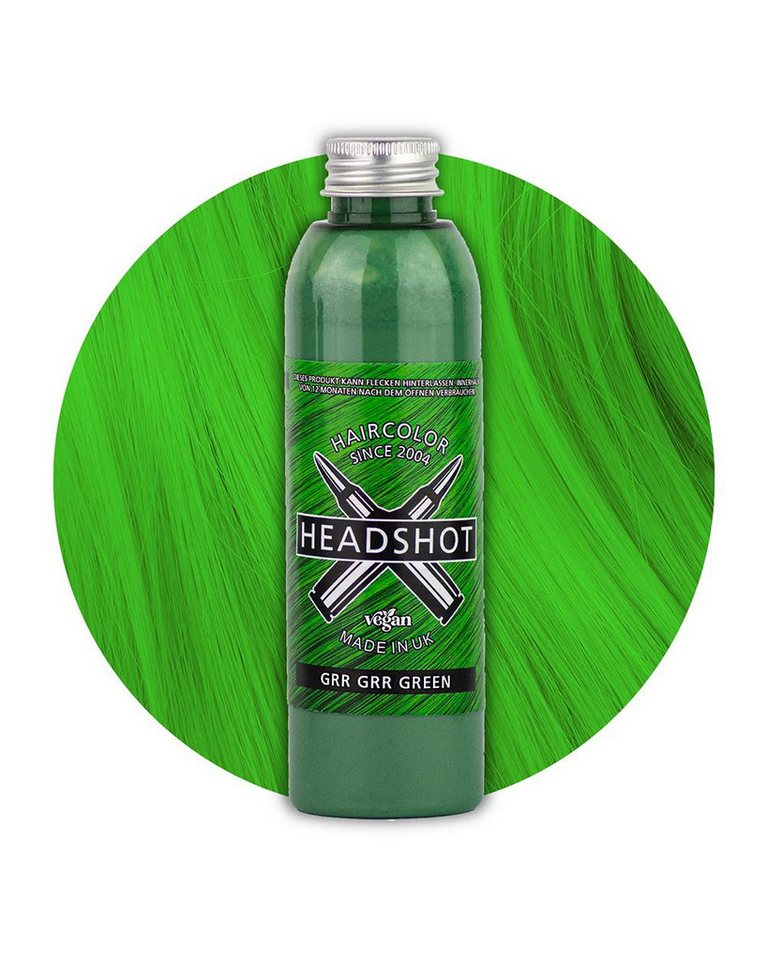 Headshot Hair Dye Haarfarbe Grr Grr Green Bild 2